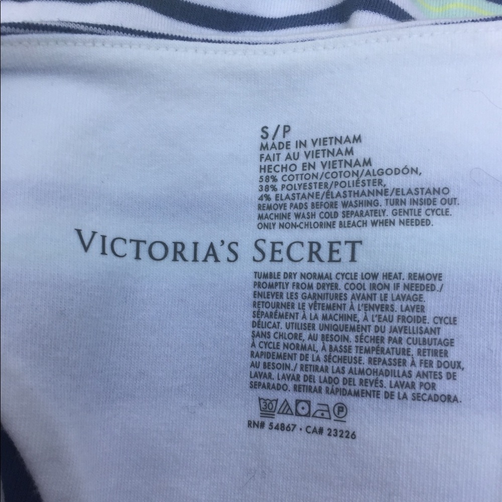 Victoria’s Secrets racer back striped sun pastel mini dress, - Picture 3 of 12